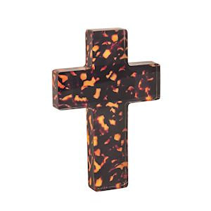 Tortoise Resin Cross - The Season Boutique