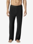 BLACK SS PAJAMA PANT