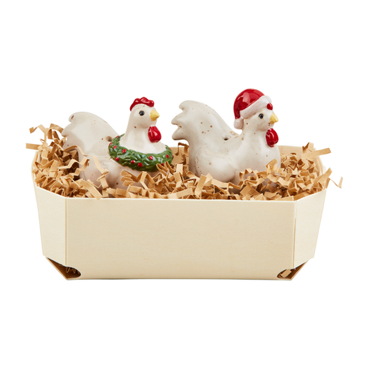 Chick Christmas Salt & Pepper Set