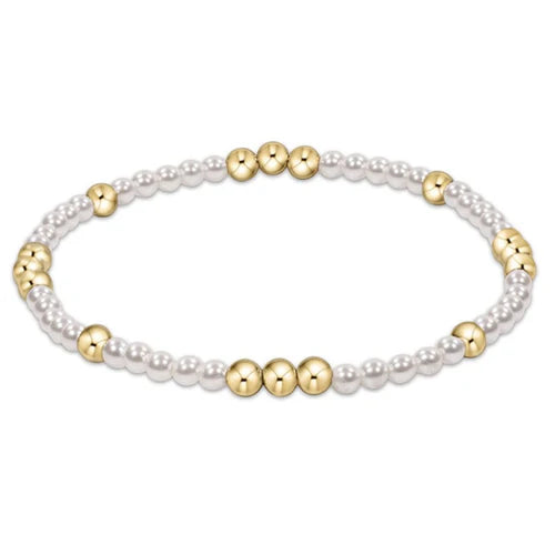 Worthy 3mm Bracelet - Pearl