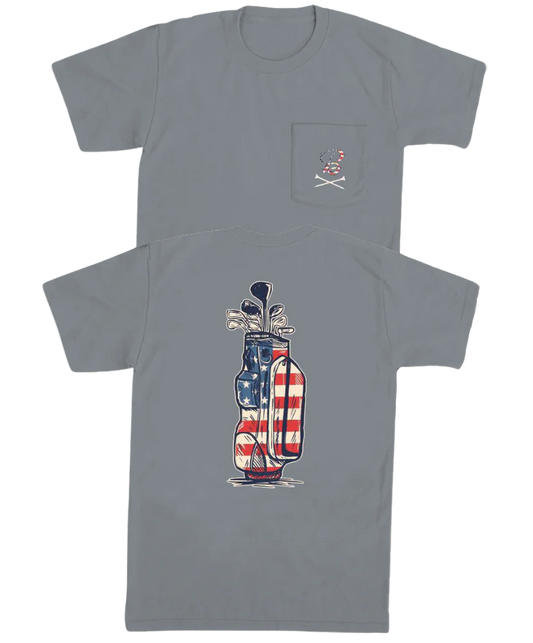 BSG USA Golf Bag Pocket Tee